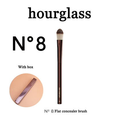 Seamless Finish Concealer Brush Angled Concealer Brush Face Buildable Coverage Liquid Cream Concealer Makeup Tool